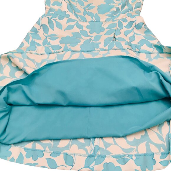 NEW Tahari ASL Dress Floral Embroidered Blue White Cocktail Women’s 2P 2 Petite - Picture 10 of 16
